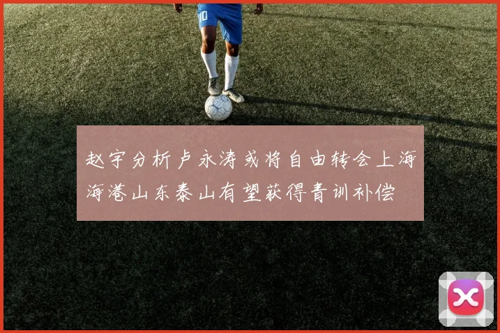 赵宇分析卢永涛或将自由转会上海海港山东泰山有望获得青训补偿