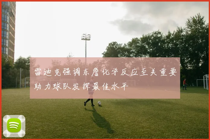 雷迪克强调东詹化学反应至关重要助力球队发挥最佳水平